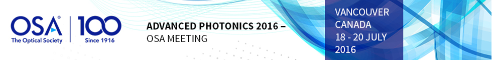 Advanced Photonics 2016