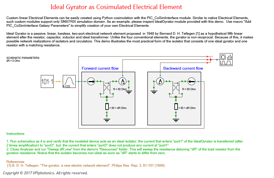 Picture for Ideal Gyrator as Cosimulated Electrical Element