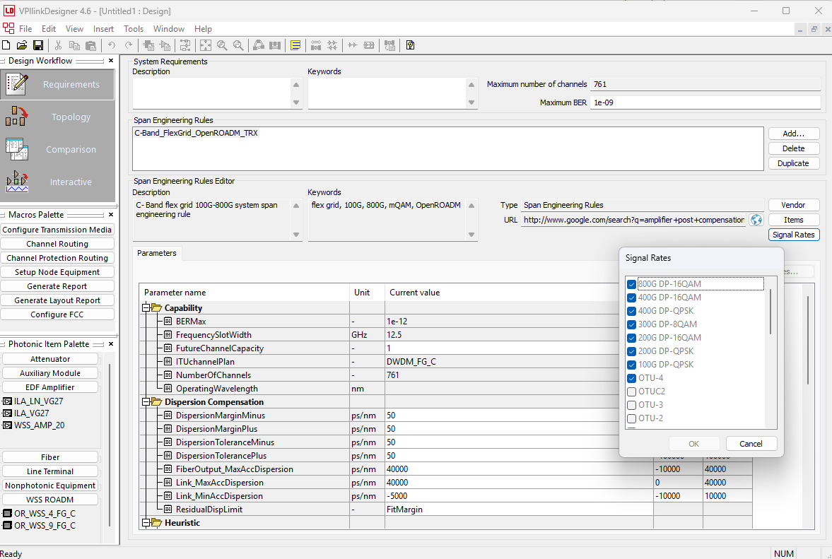 VPIlinkDesigner of Version 4.6